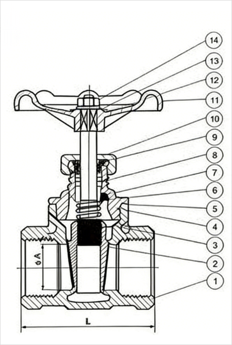 High-pressure floating ball valve