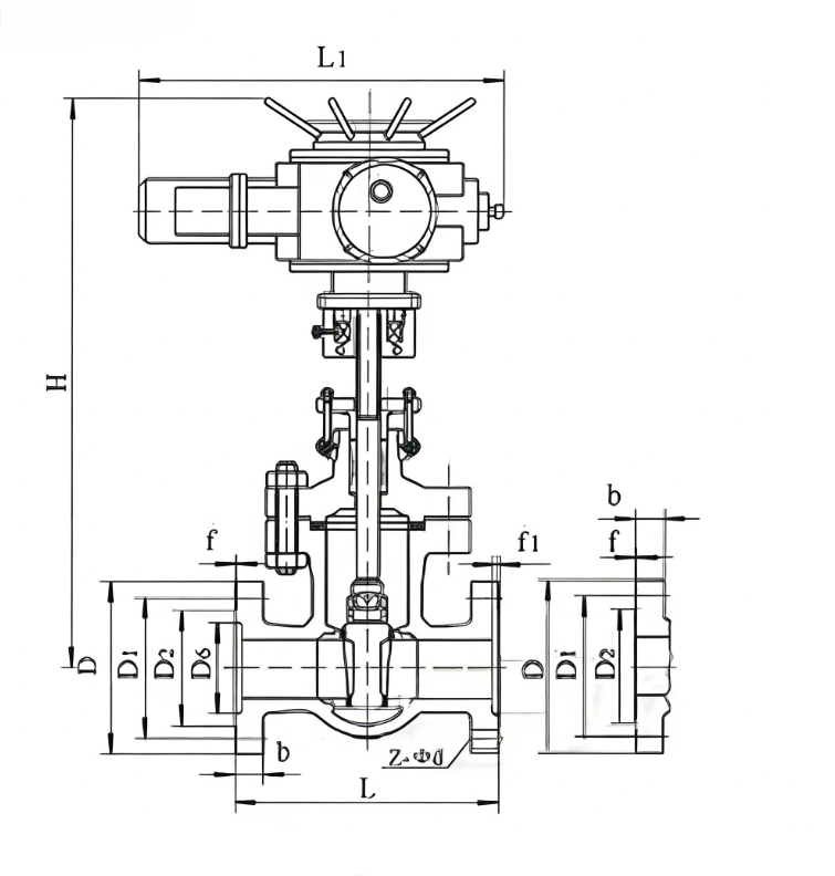 High-pressure floating ball valve